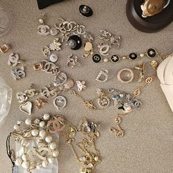 Moving Wholesale Vintage Crystal Earrings Or Rings Or Brooches $45 Each 