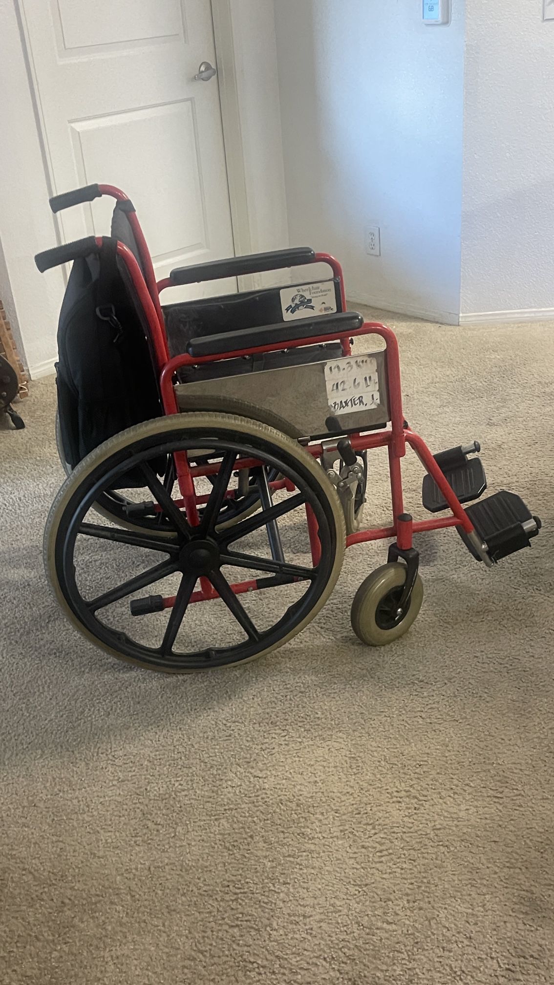 Wheelchair, Gel Seat, And Carrying Bag