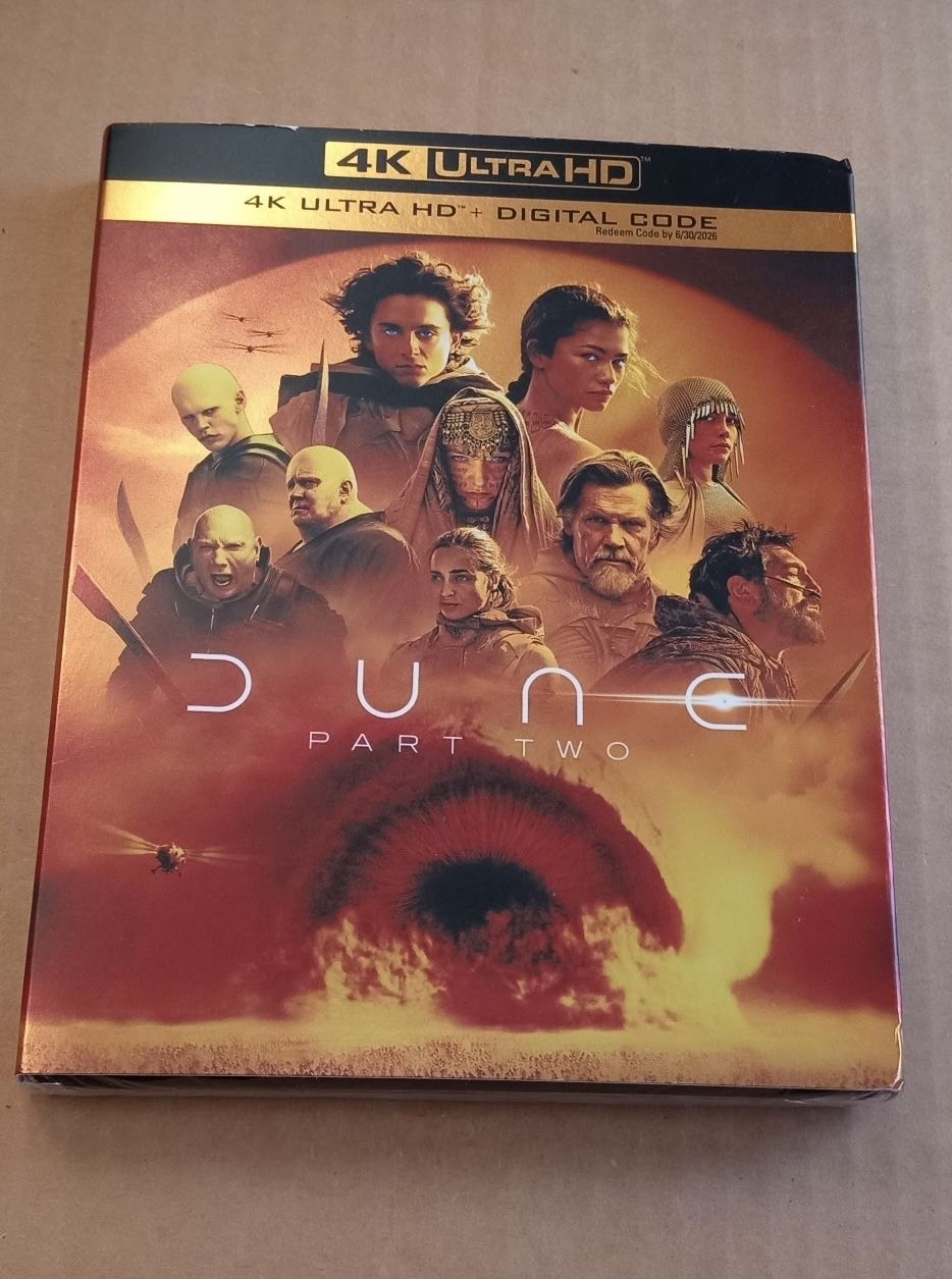 4k blu ray dune part two 2 bluray brand new