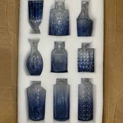 Mini Blue Vases