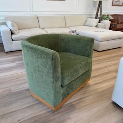 New Green Swivel Accent Chair