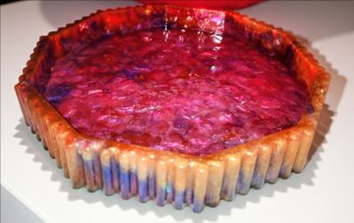 Handmade Resin Tart Tray Dish