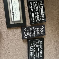 Inspirational Wall Signs 