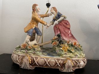 Stunning Large Handcrafted Italian Porcelain Elegance