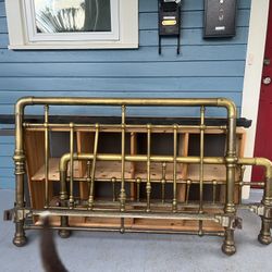 Full Size Golden Brass Bed frame