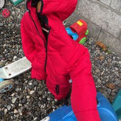 Hoodie Brand New Kids Jacket Size 8Y Red Color 