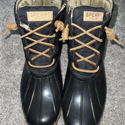 Sperry Top Sider Quilted Duck Bean Boots Women’s 9.5