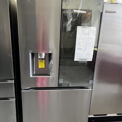 New Open Box Lg 31 Cu Ft French Door Refrigerator With Mirrored Insta View 4 Types Of Ice 