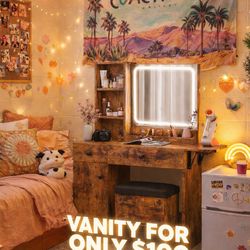 Brand new light of vanity with drawers for $100