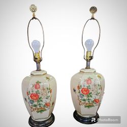 Pair Of Vintage Lamps 