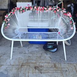 Rattan 2 Seater Chair