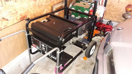 6000 watt Dayton generator Honda motor