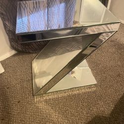 Table Mirror Z Shaped 