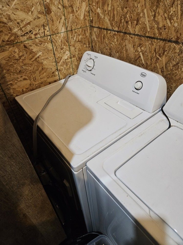 washer and dryer