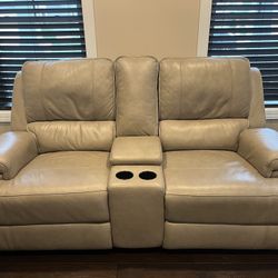 Bassett Leather Double Recliner