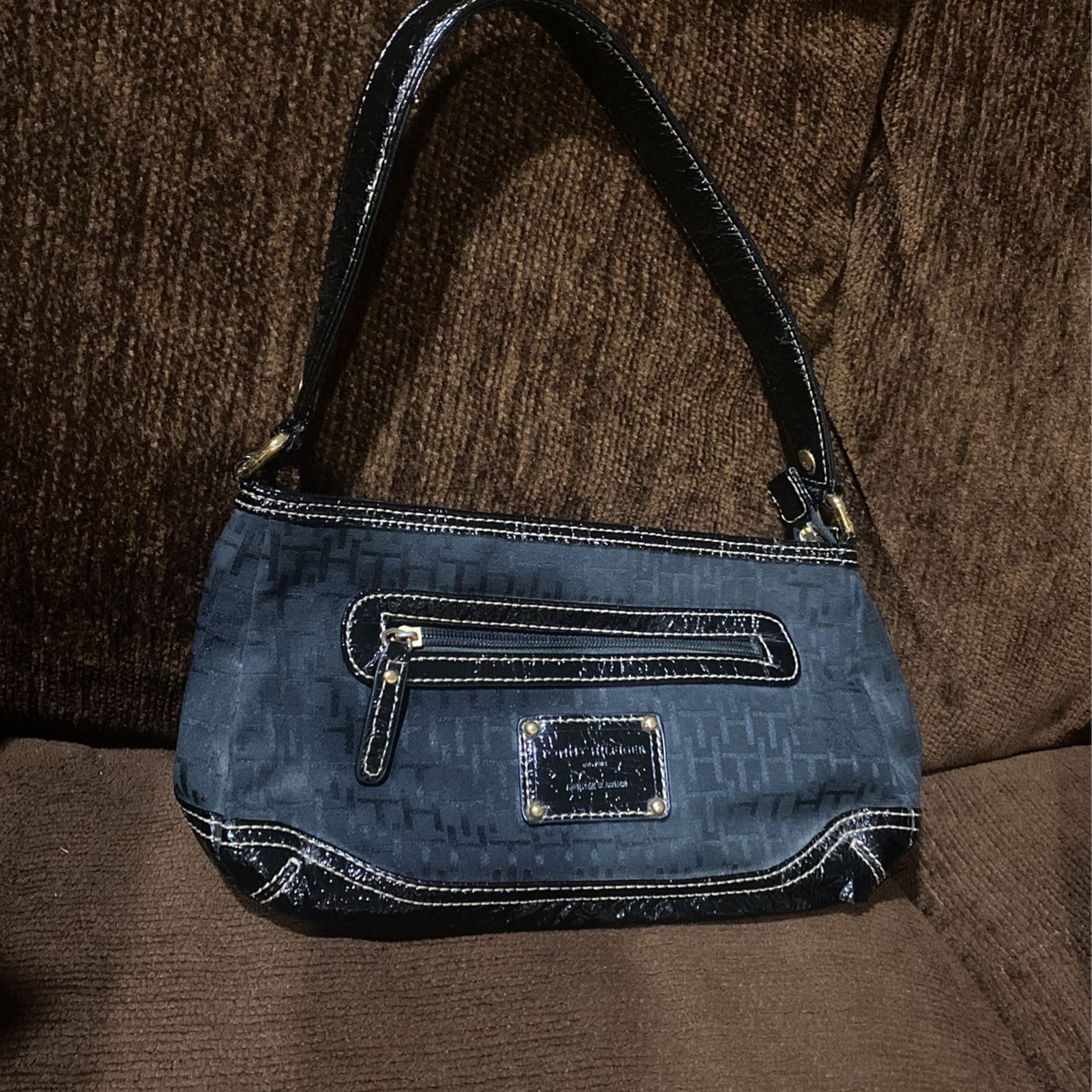 TOMMY HILFIGER PURSE 90'S MONOGRAM SHOULDER BAG