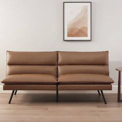 Mainstays Pillow Top, Memory Foam, Futon, Camel 