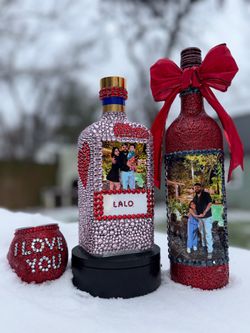 Custom couple bottle