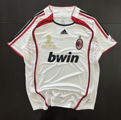 AC Milan KAKA 06/07 Soccer Jersey-LARGE: Messi Ronaldo Neymar, Brazil, Argentina, Portugal, Barcelona, Real Madrid, Manchester United, Liverpool, Chel