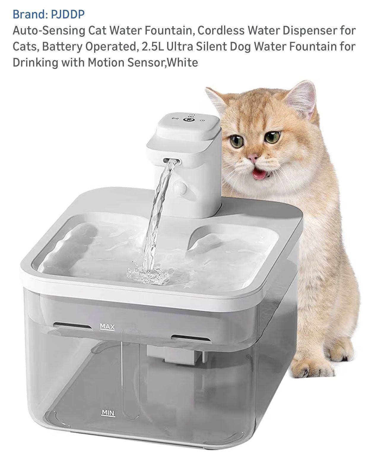 Wireless Pet Water Fountain