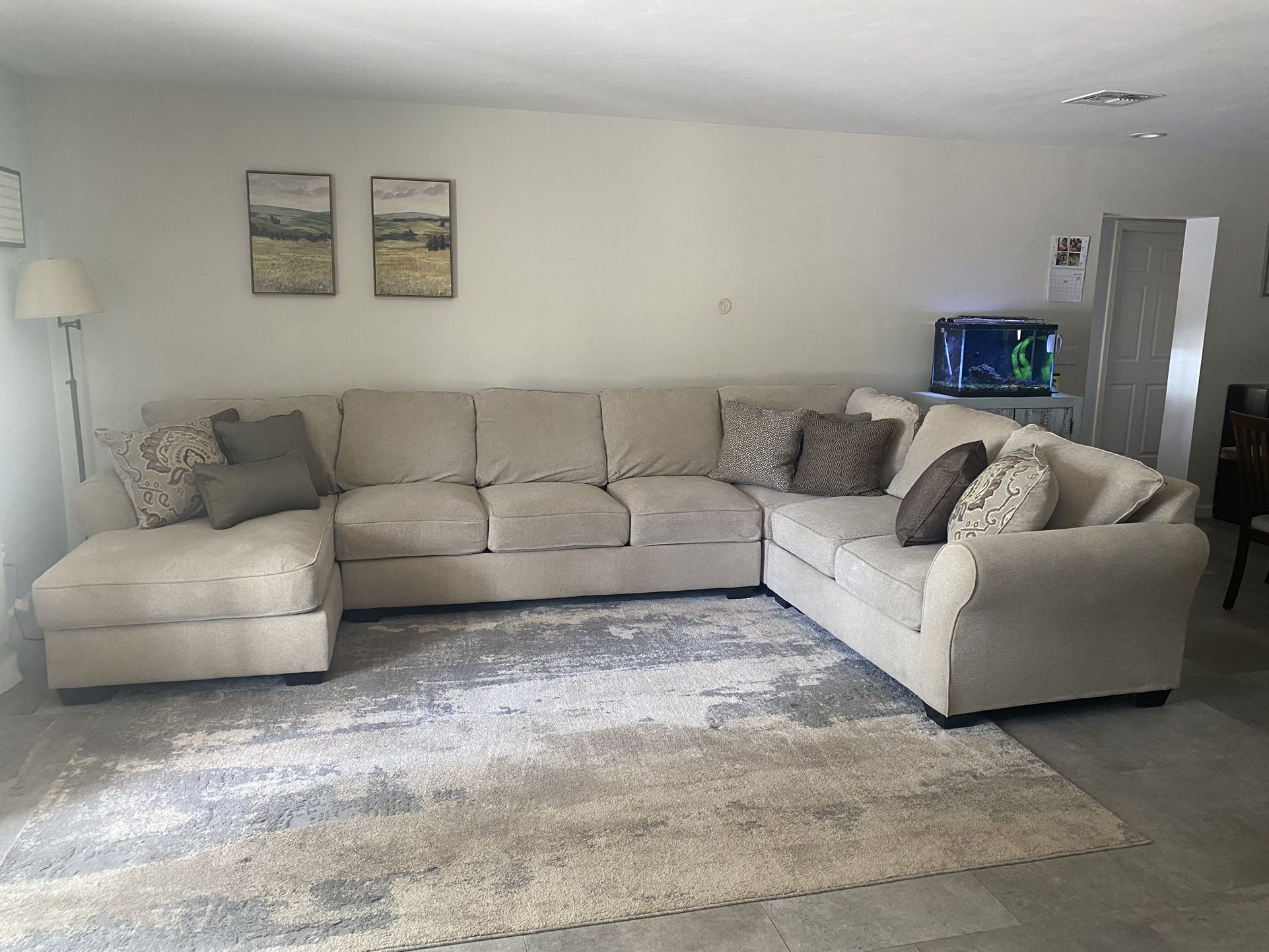 Ashley Furniture Large Sectional Couch Sofa