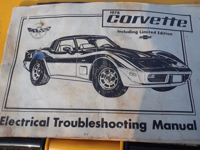 Corvette Troubleshooting Manual 1978