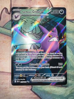 Team Rocket’s Crobat EX Pokemon Destined Rivals