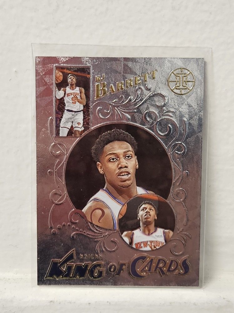 RJ Barrett 2021-22 Panini Illusions King of Cards New York Knicks Basketball
