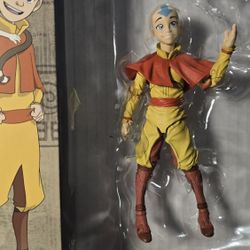 McFarlane Avatar The Last Airbender Aang 6” Inch Missing Momo Action Figure Kids Toy Man Cave Retro
