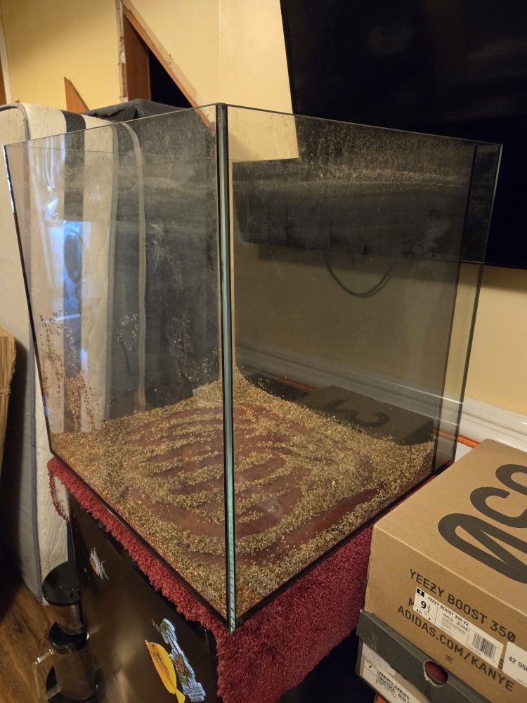 42 Gallon Rimless Cube Tank Aquarium