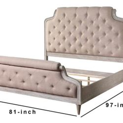 4 Chairs And Cal King Bed Frame 