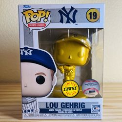 NY Yankees CHASE Lou Gehrig Gold Funko Pop!