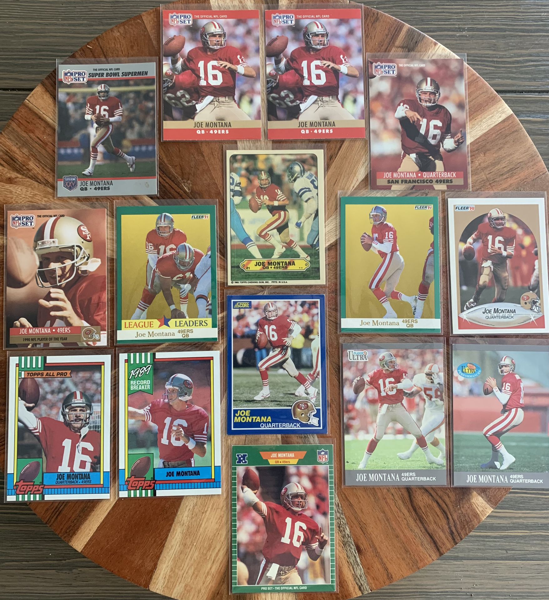 Joe Montana Football Cards