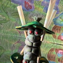 Mushroom Figure Trinkets, Joint/Blunt Holder, Paper Weight