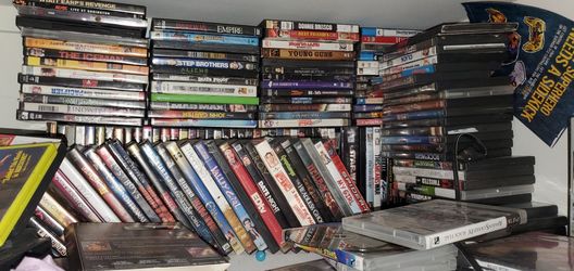 Giant Lot Of Blue Ray And Dvds