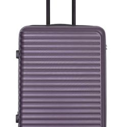 Travelhouse Hardside Luggage, Lightweight Travel Suitcase with Multi-directional Spinner Wheels,Carry on 20in For Unisex (Purple 85)