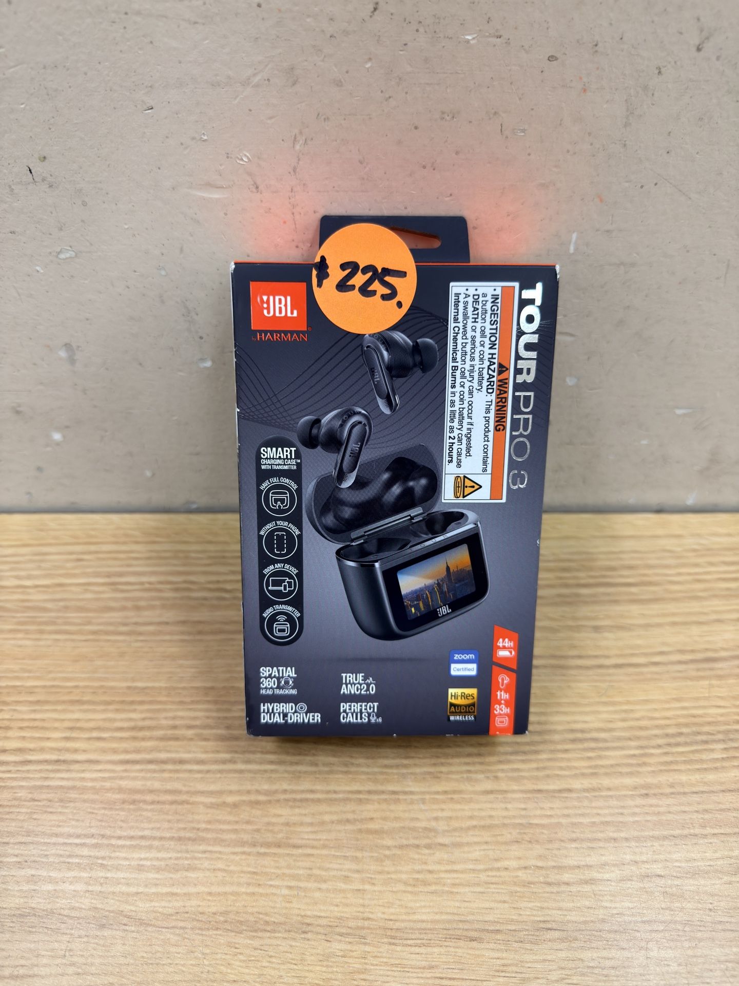 JBL TOUR PRO 3 NOISE CANCELLING TRUE WIRELESS EARBUDS
