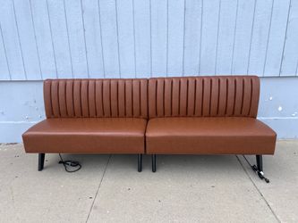Nova leather loveseat sofa