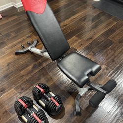 Bowflex SelectTech 552 & Adjustable Bench 3.1 - SET