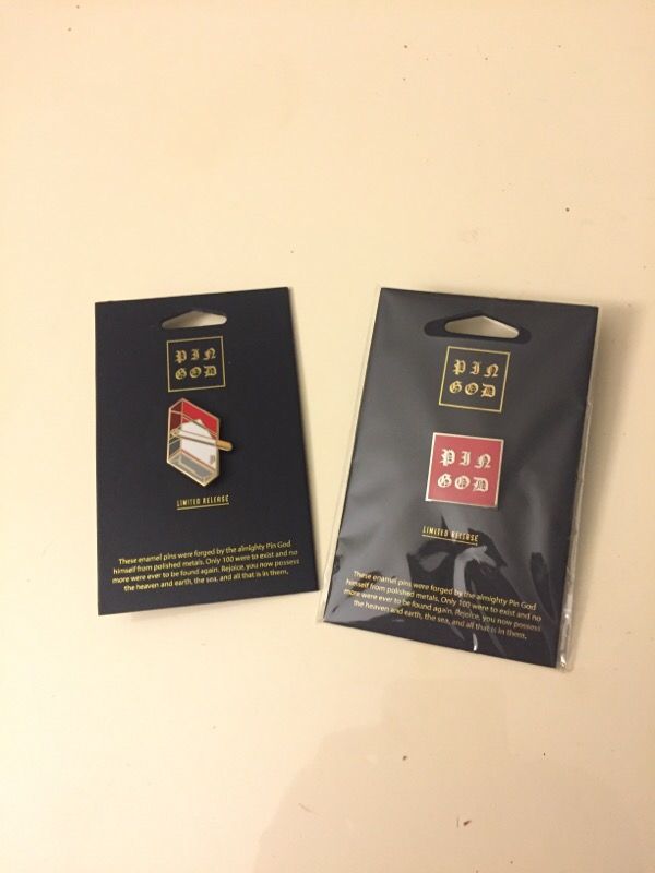 Enamel pins