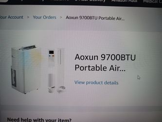 Aoxun 9700BTU portable AC unit