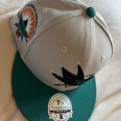 San Jose Sharks Chrome Aqua 2 Tone 1997