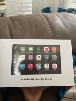 Portable wireless Car Stereo