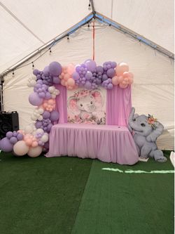 Baby shower Balloon Setup