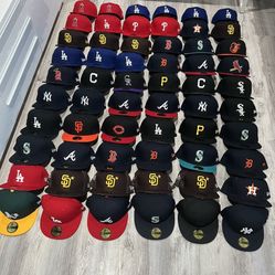 New Era Fitted Hats 42$ each 
