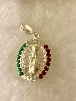 San Juditas And Virgen Maria Silver 925