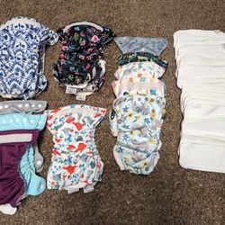 24 Th Thirsty's Infant Cloth Diapers And Inserts