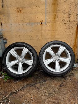 Audi 18inc rims and tires