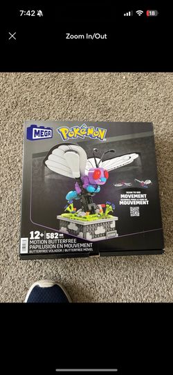 Mega Construx Pokemon Motion Butterfree Building Toy Set NEW SEALED