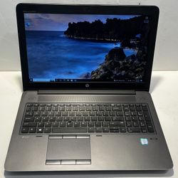 HP ZBook 15 G3, Core i7-6th Gen, 16 GB Ram, 512 SSD, New Battery, Win10, No Char
